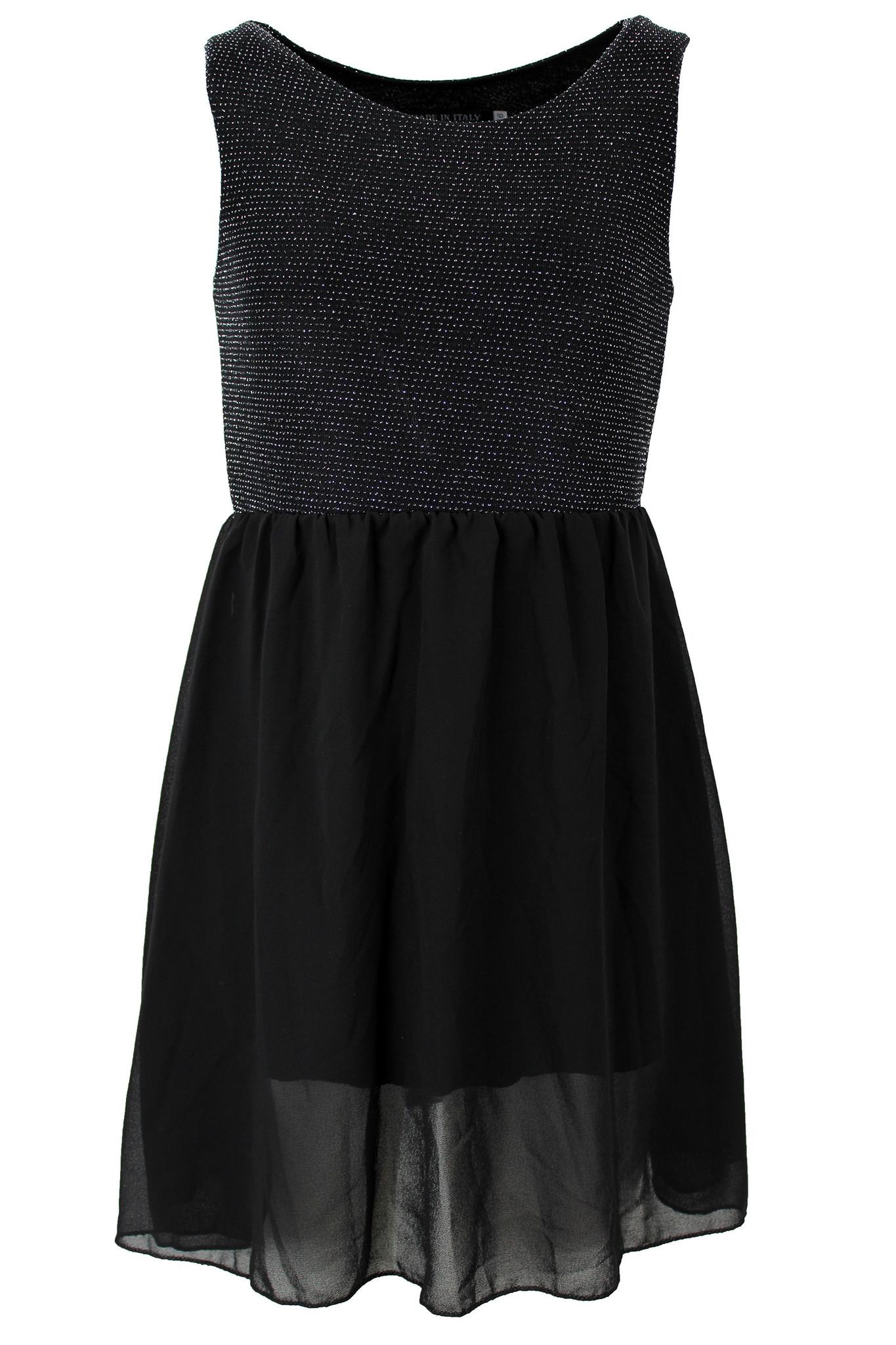 Jurkje glitter glamour zwart Babes en Binkies