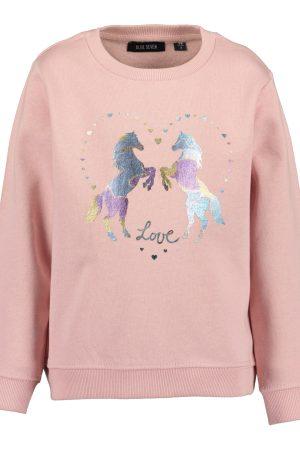 Sweater BlueSeven Paardjes roze