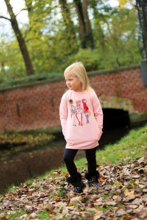 Shirtje Girlpower roze