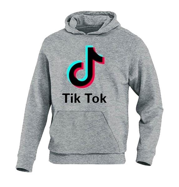 kort Discipline Hiel TikTok Hoodie grijs | Babes en Binkies