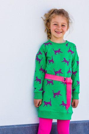 Jurkje sweaterdress Beau groen