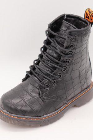 Crocolook boots black