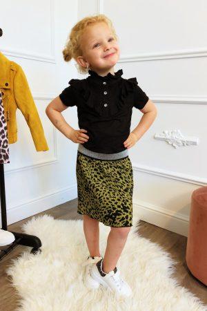 Panter rokje glamour groen