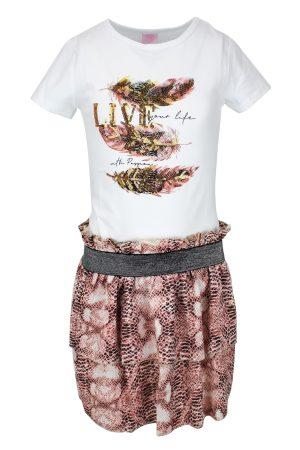 Setje Feather roze
