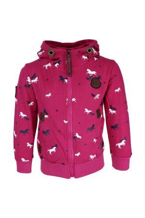 Vestje paardjes roze