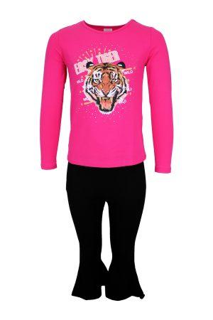 Shirtje tijger roze