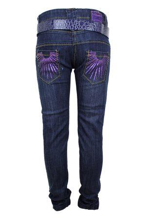 Broekje jeans donkerblauw purple
