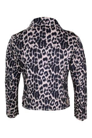 Suede jasje panter