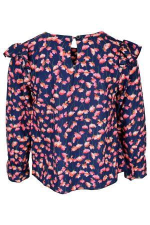 Topje Lelie blauw