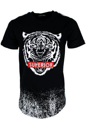 Shirtje Tiger zwart