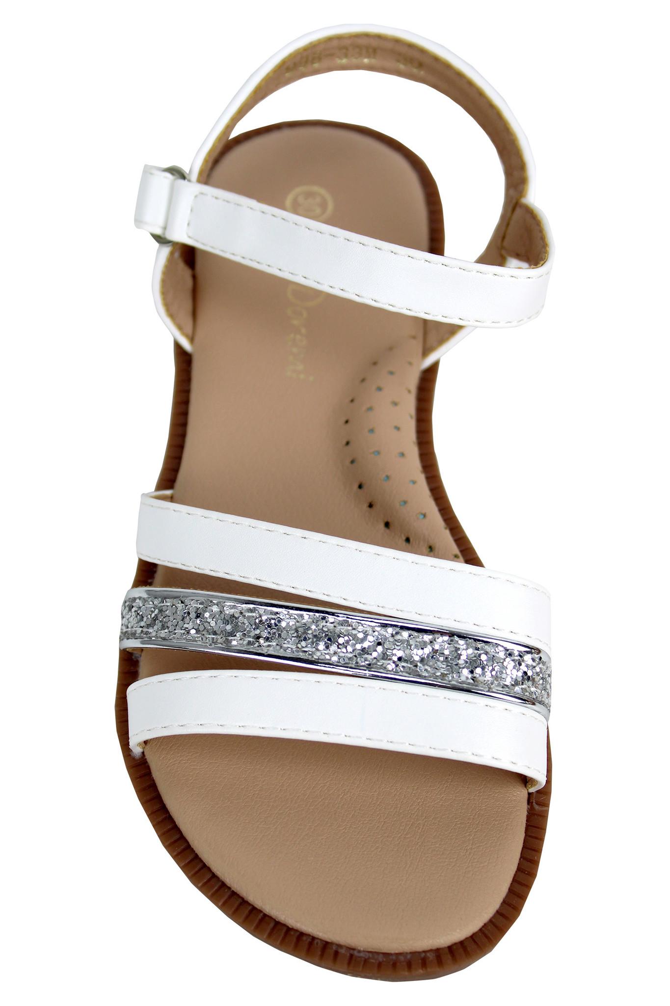 Sandalen glitter wit | Babes en Binkies