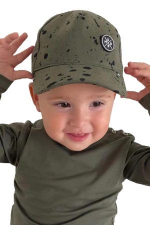 Cap Baby Khaki Splash