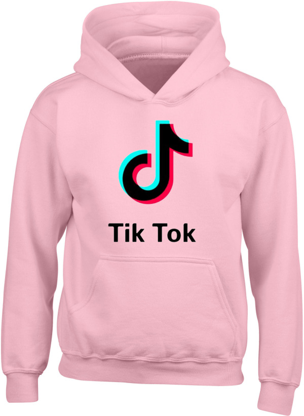 TikTok Hoodie roze
