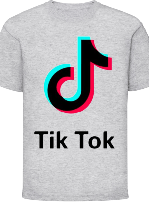 TikTok Shirt grijs