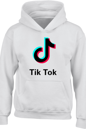 TikTok Hoodie wit