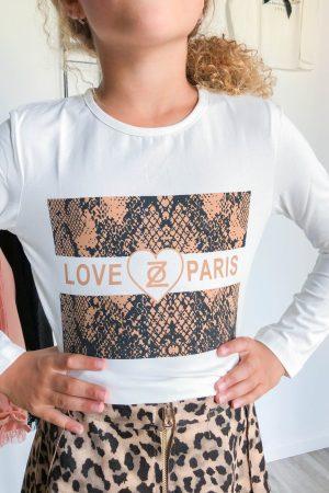 Shirt love paris wit