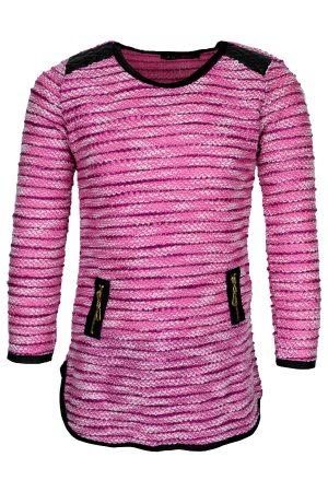 Jurkje sweaterdress roze