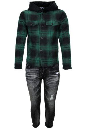 Broekje denim zwart