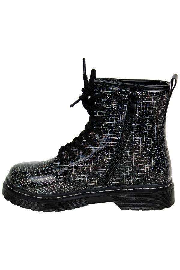 Boots blacksilver
