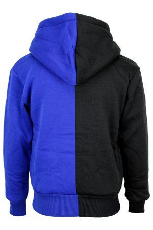 Hoodie zwart blauw