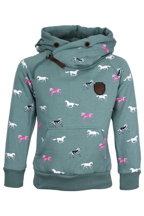 Hoodie toppaard groen