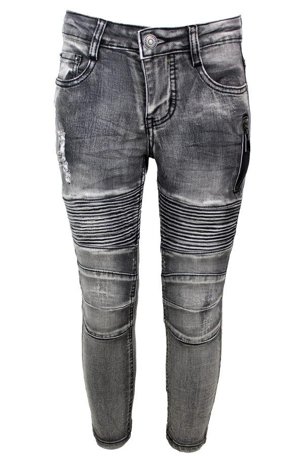 Broekje jeans denim grijs
