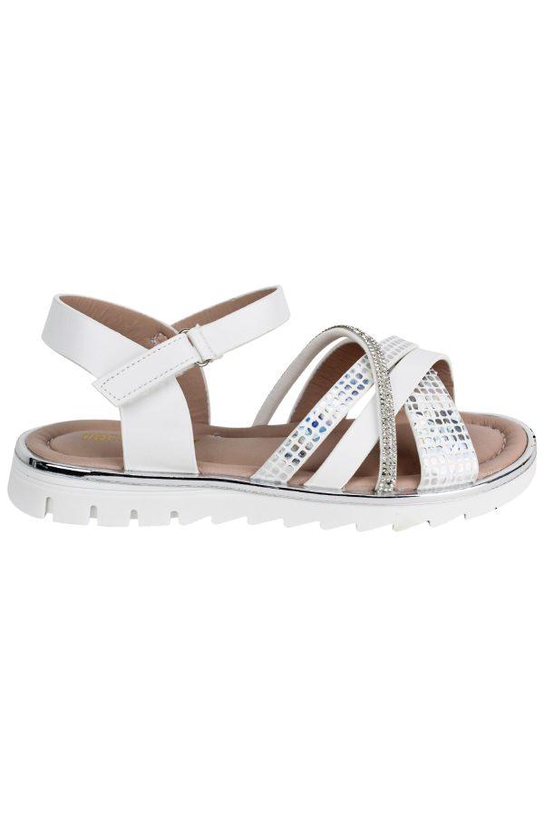 Sandalen Shiny wit