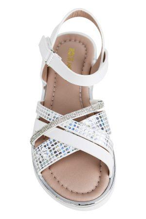 Sandalen Shiny wit