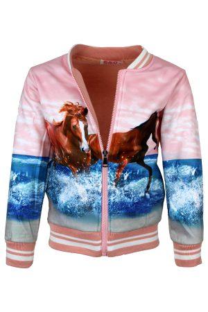 Bombervestje Paard roze