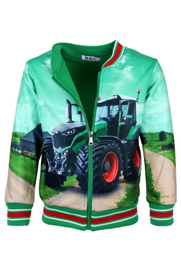 Bombervestje tractor groen