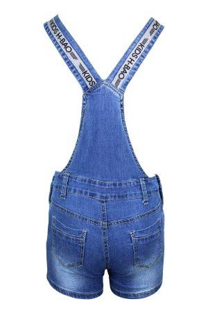 Tuinbroekje denim blauw