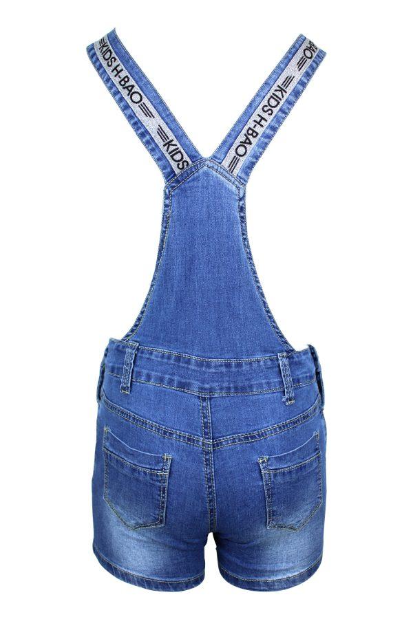 Tuinbroekje denim blauw - Afbeelding 4
