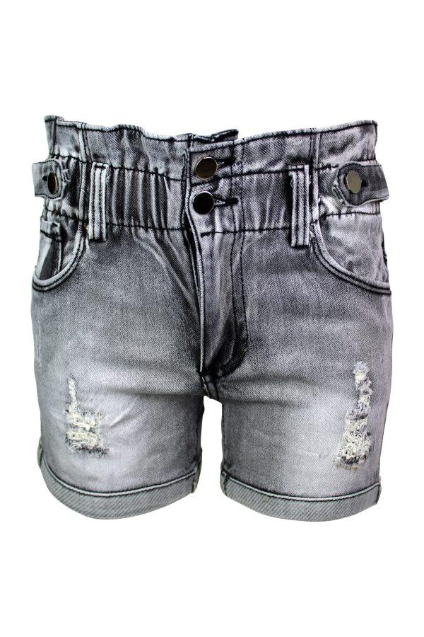 Broekje girls denim grijs