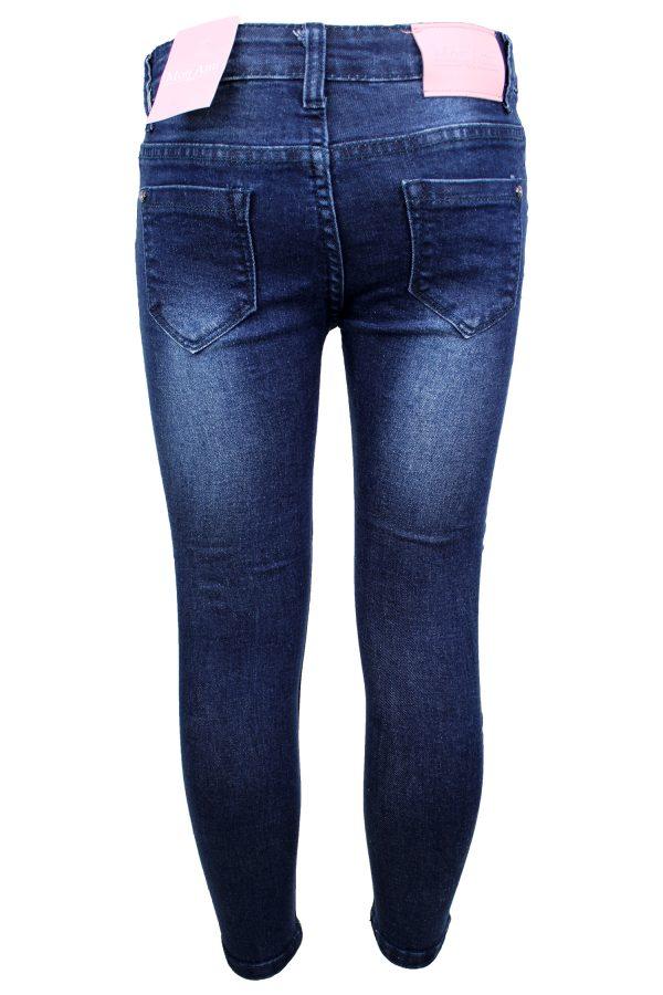 Broekje denim asym blauw