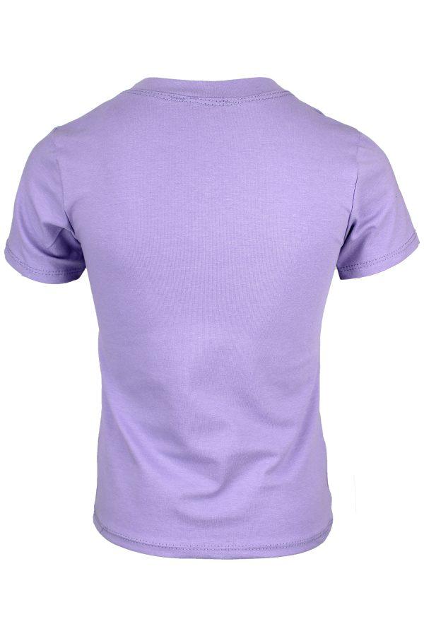 Shirtje knipoog paars