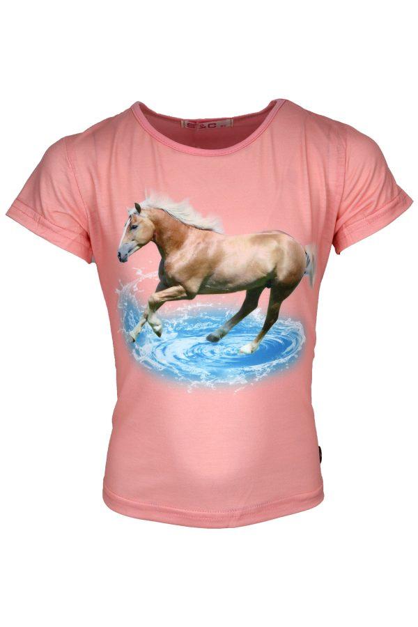 Shirtje haflingerpaard roze