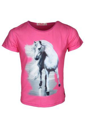 Shirtje Focuspaard roze