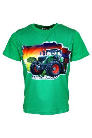 Shirtje Tractor zon groen