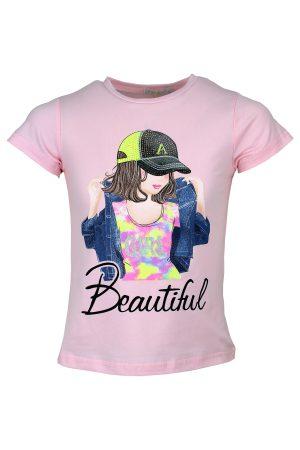 Shirtje Girl roze