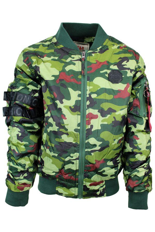 Bomberjack Camo groen