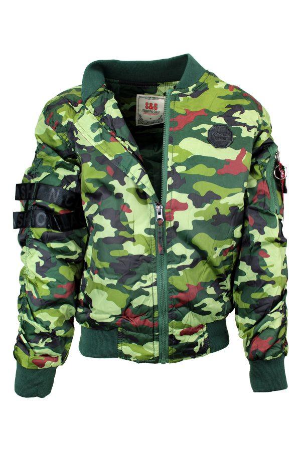 Bomberjack Camo groen