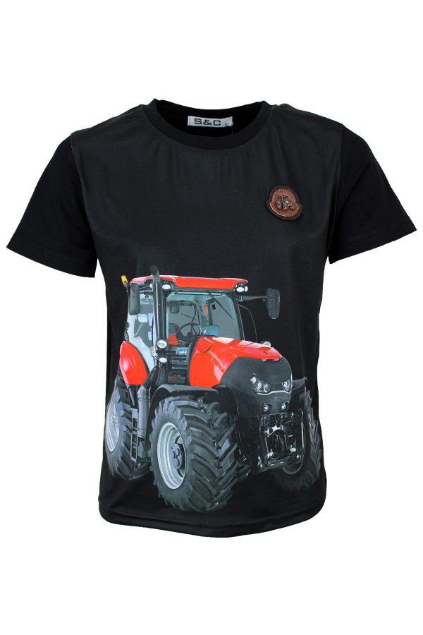 Shirtje Tractor zwart