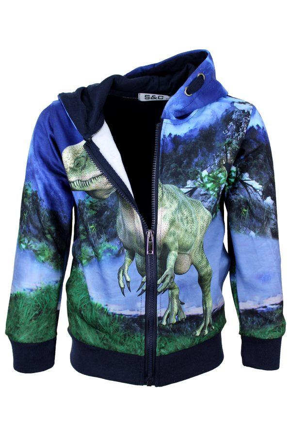 Vestje DinoTyrannosaurus rex blauw