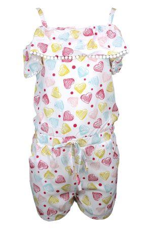 Playsuit Love geel