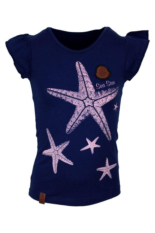 Shirtje zeester blauw