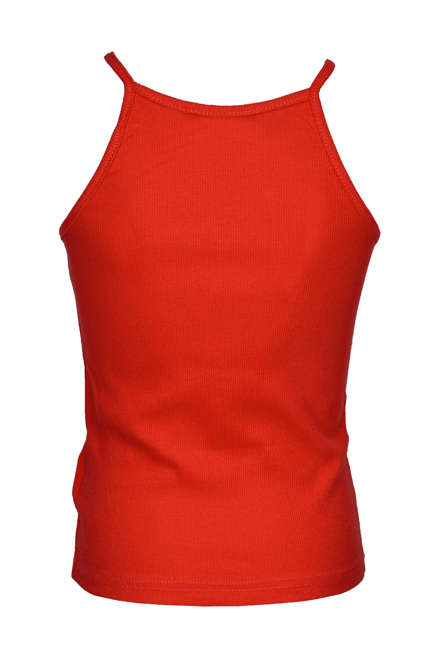 Rood topje spaghettibandjes cheap