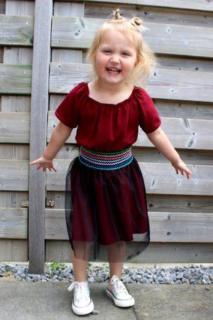 modelletje jurkje Summertime rood
