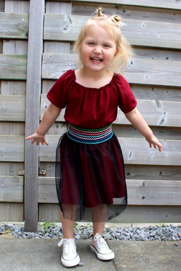 modelletje jurkje Summertime rood