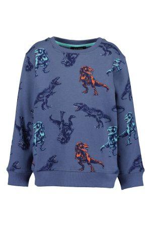 Sweater Blue Seven Dinosaurussen blauw