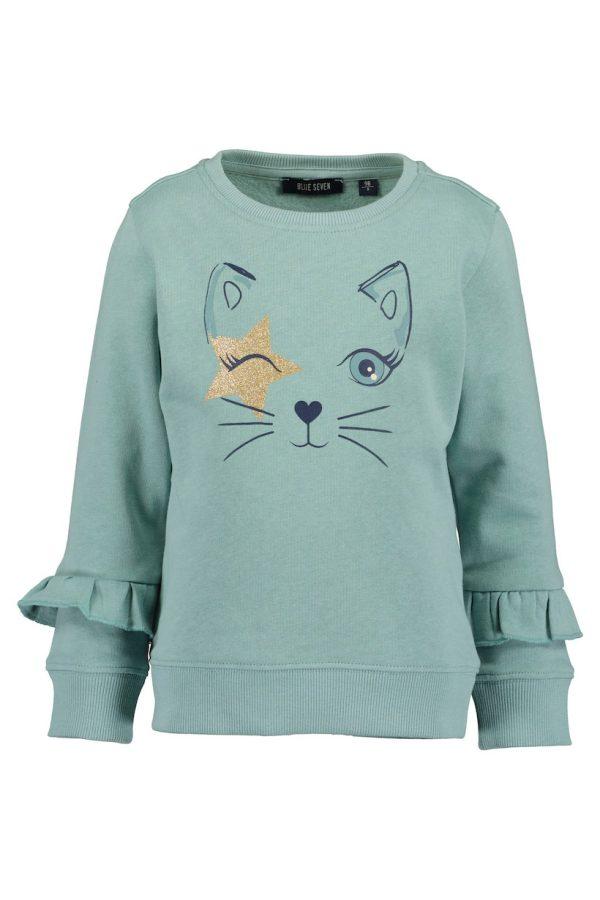 Sweater Blue Seven Kitty mintgroen